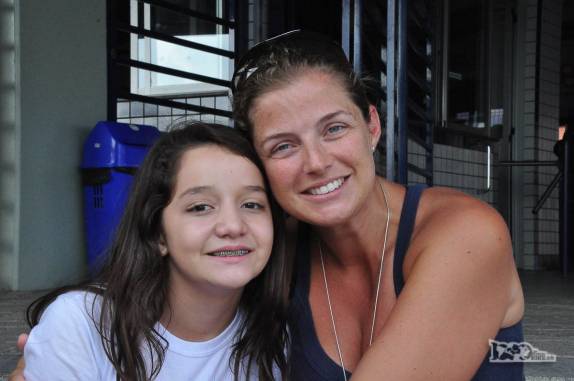 Encontro com a Vitoria, prima da Ana, em Joinville, norte de Santa Catarina